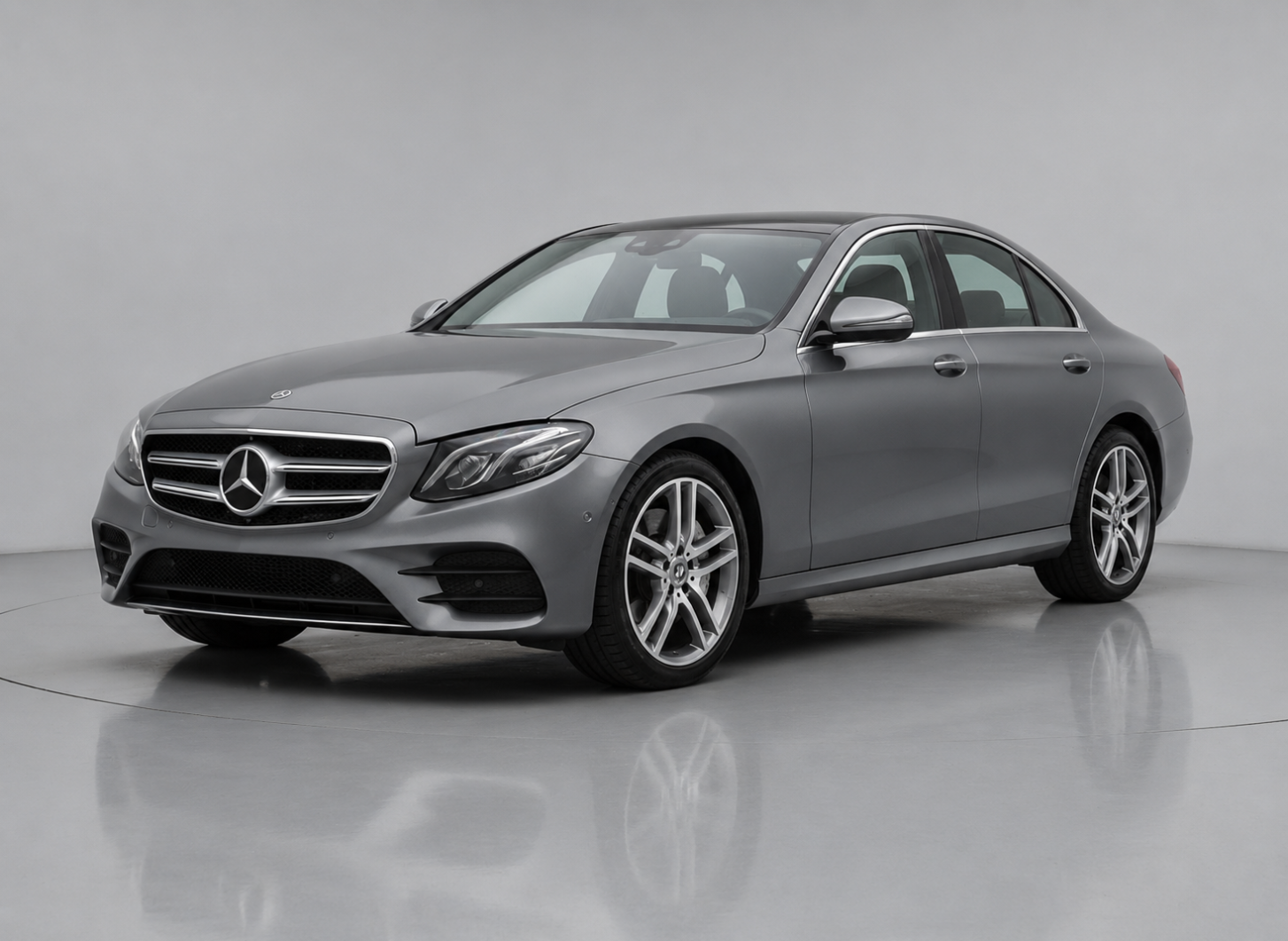 Grey Mercedes E300 Hybrid PCO Car